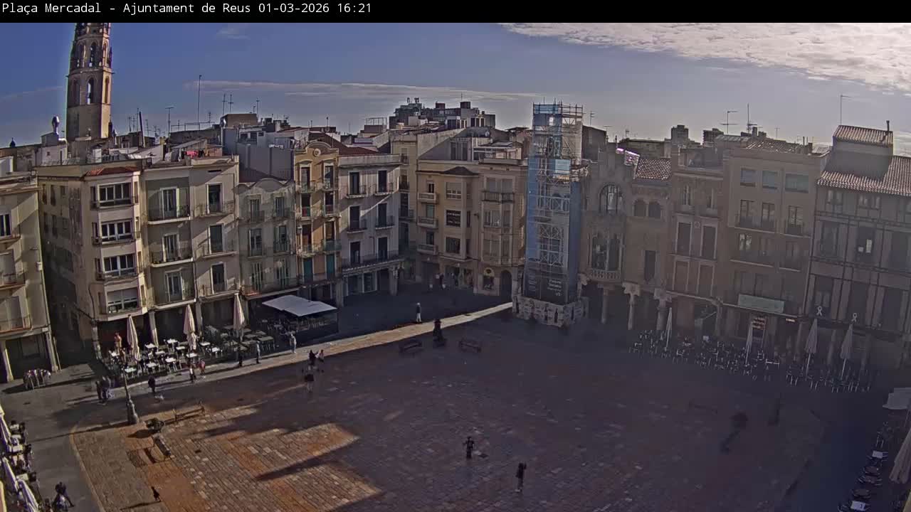 Reus Town Hall, Mercadal Square Live Cam - Tarragona, Catalonia, Spain