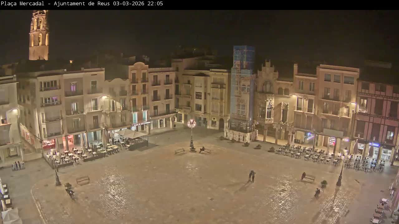 Reus Town Hall, Mercadal Square Live Cam - Tarragona, Catalonia, Spain