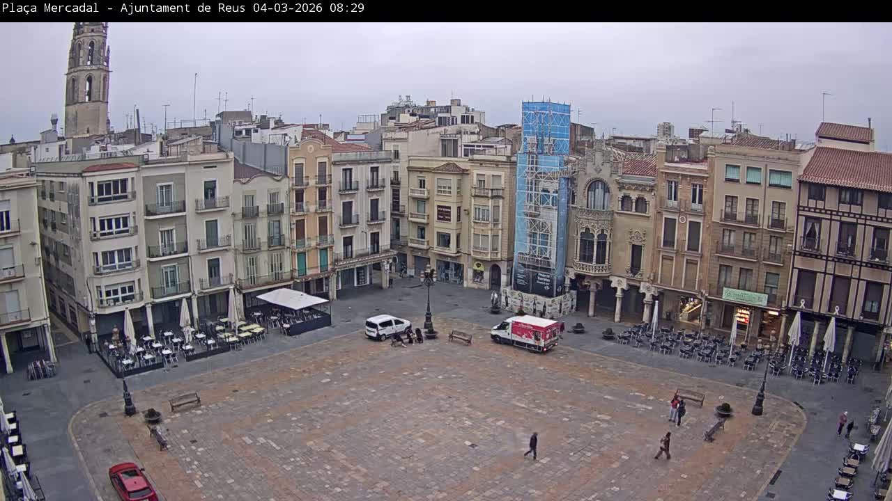 Reus Town Hall, Mercadal Square Live Cam - Tarragona, Catalonia, Spain