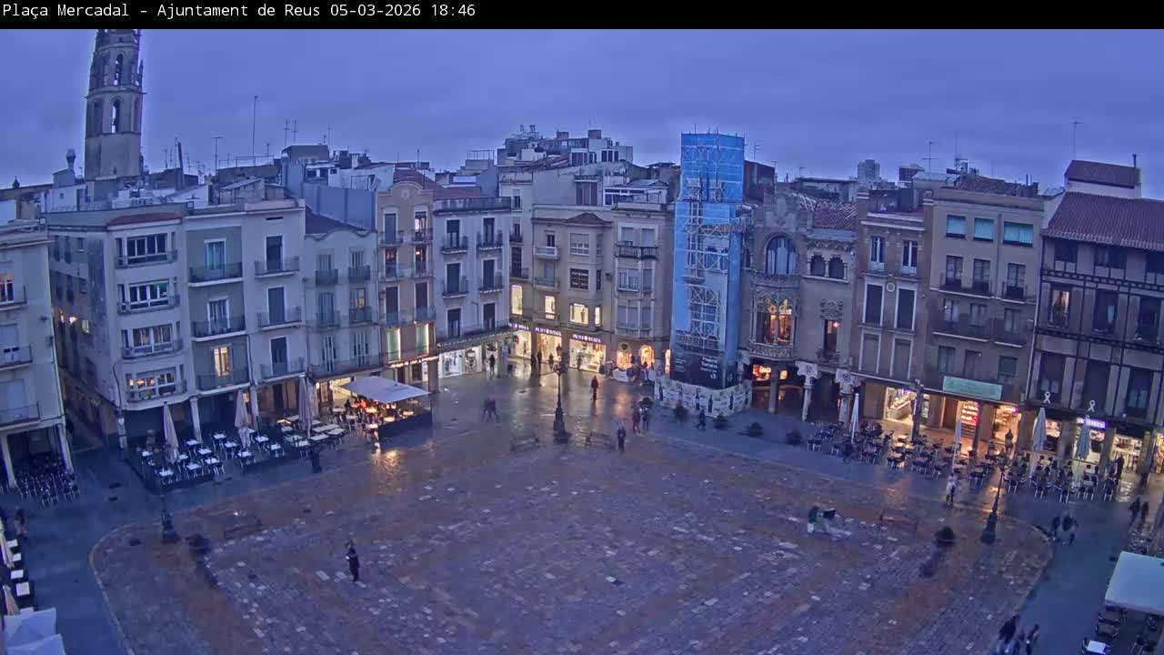 Reus Town Hall, Mercadal Square Live Cam - Tarragona, Catalonia, Spain