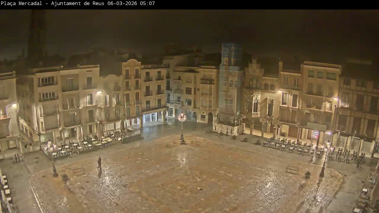 Reus Town Hall, Mercadal Square Live Cam - Tarragona, Catalonia, Spain