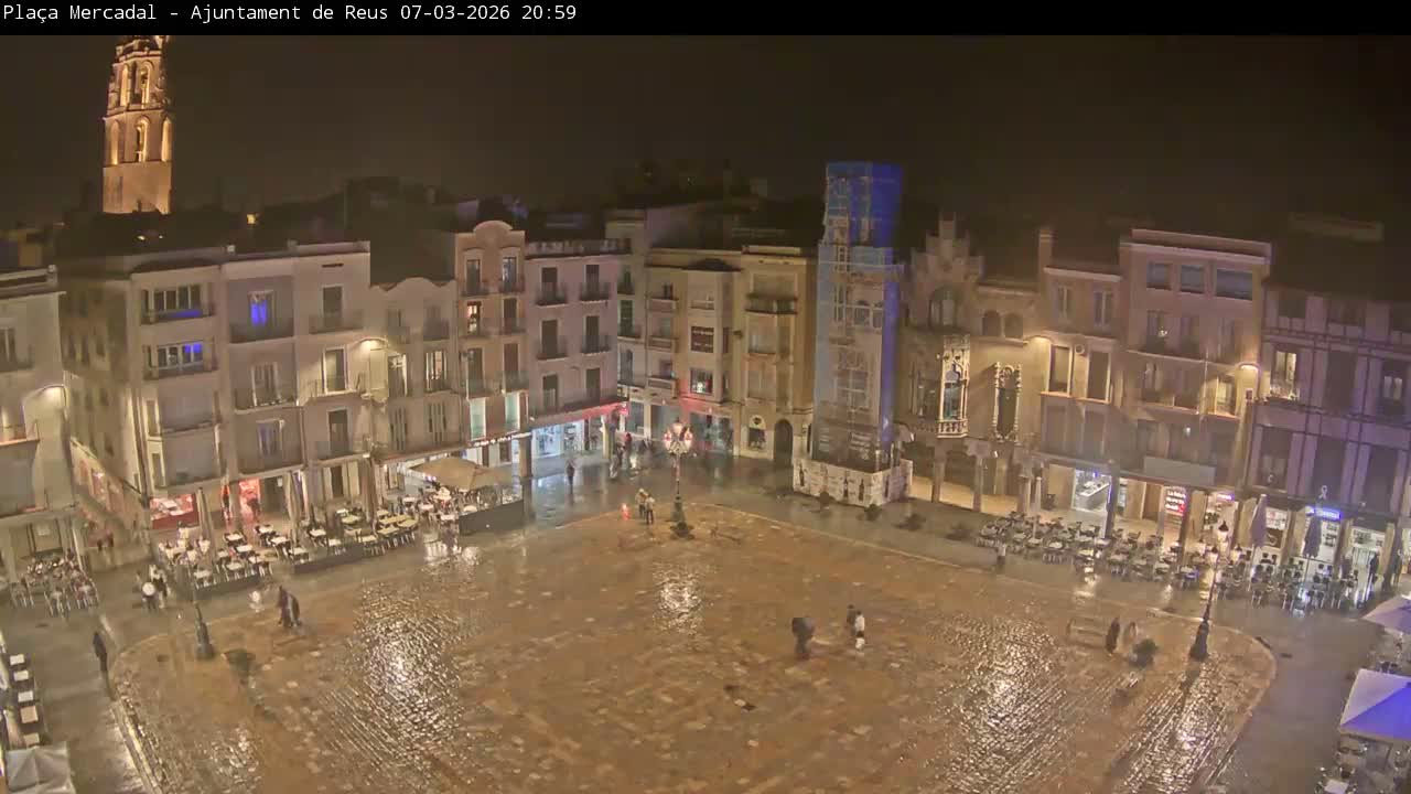 Reus Town Hall, Mercadal Square Live Cam - Tarragona, Catalonia, Spain