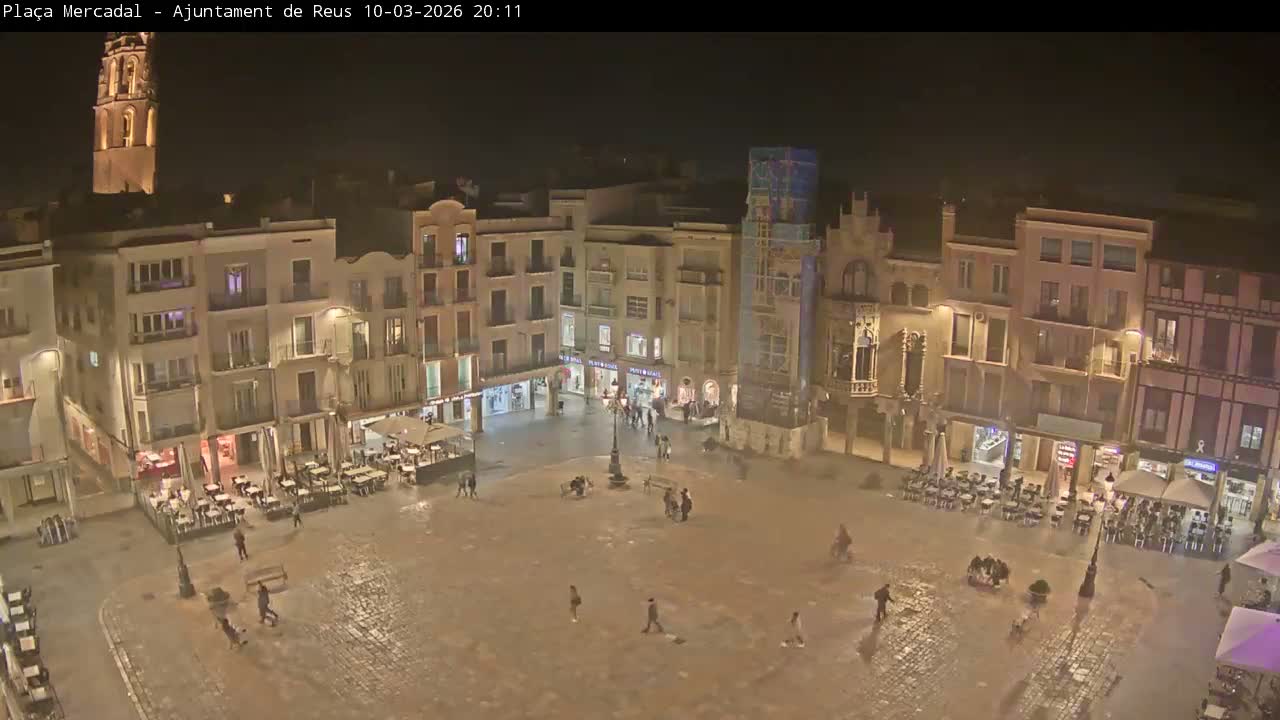 Reus Town Hall, Mercadal Square Live Cam - Tarragona, Catalonia, Spain