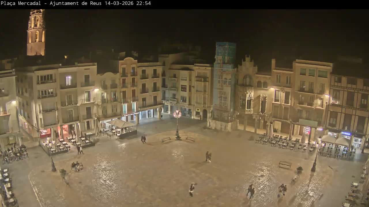 Reus Town Hall, Mercadal Square Live Cam - Tarragona, Catalonia, Spain