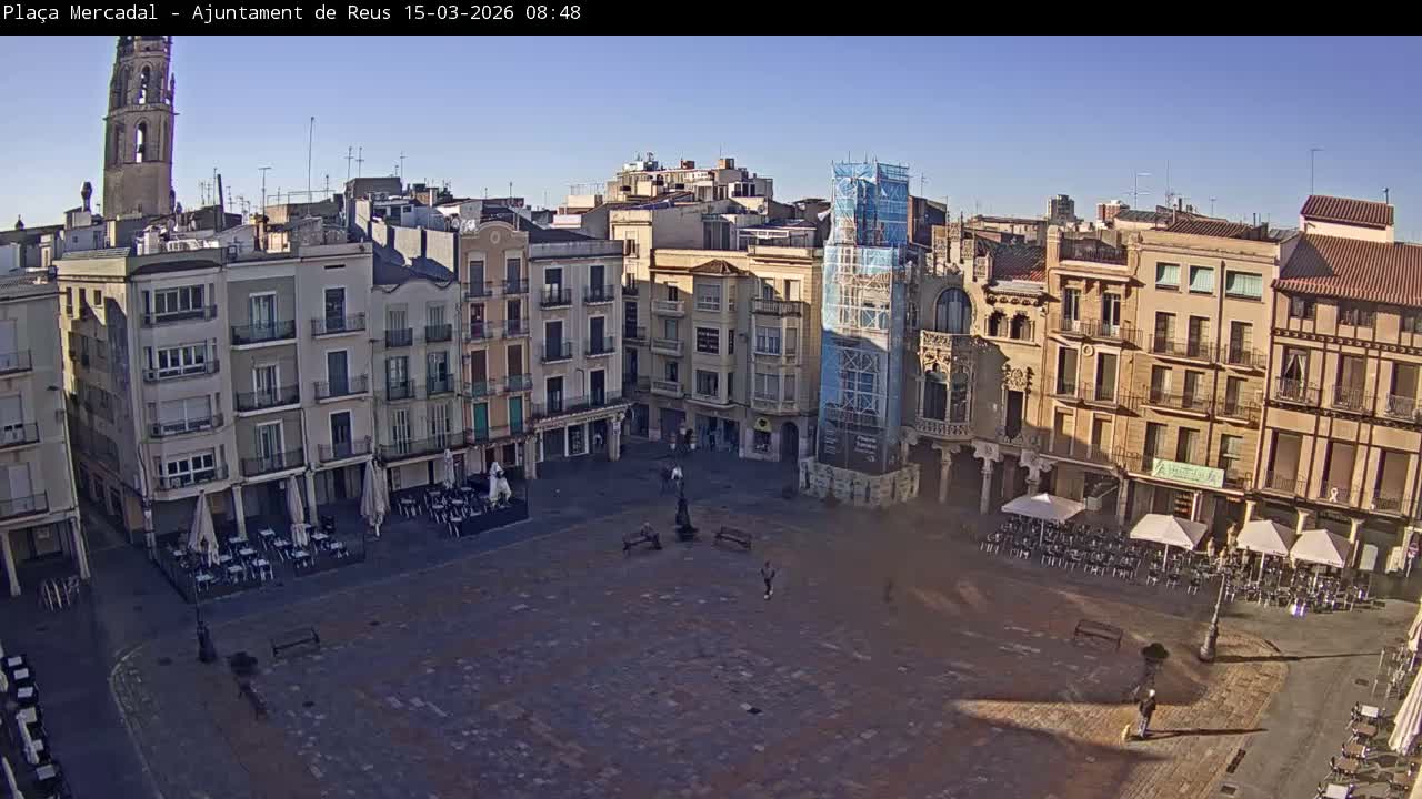 Reus Town Hall, Mercadal Square Live Cam - Tarragona, Catalonia, Spain