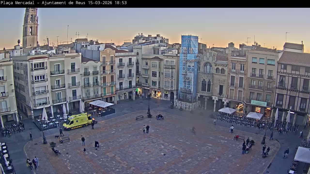 Reus Town Hall, Mercadal Square Live Cam - Tarragona, Catalonia, Spain