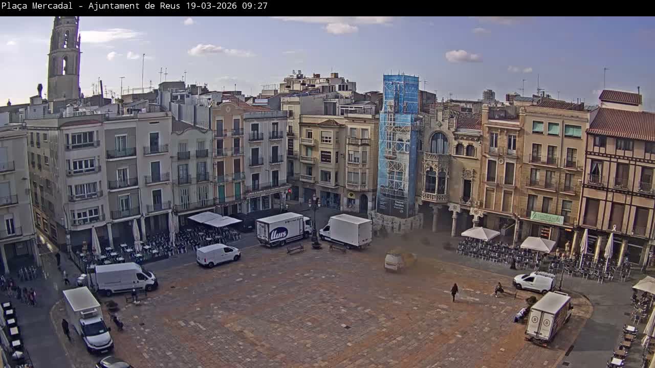 Reus Town Hall, Mercadal Square Live Cam - Tarragona, Catalonia, Spain