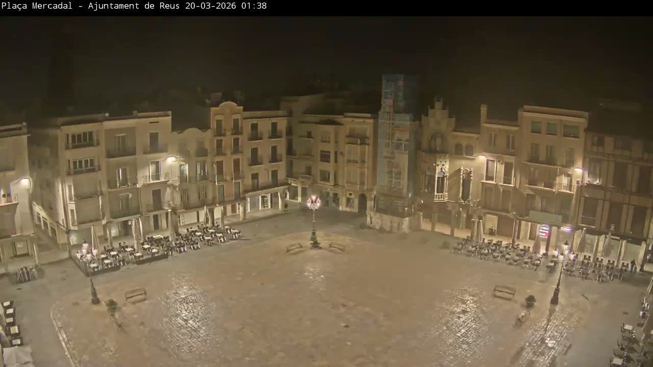 Reus Town Hall, Mercadal Square Live Cam - Tarragona, Catalonia, Spain