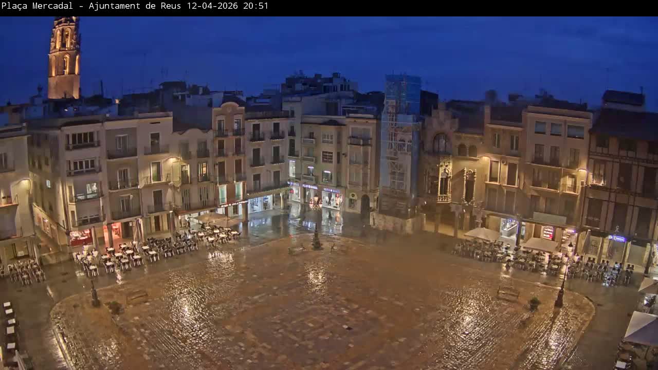 Reus Town Hall, Mercadal Square Live Cam - Tarragona, Catalonia, Spain