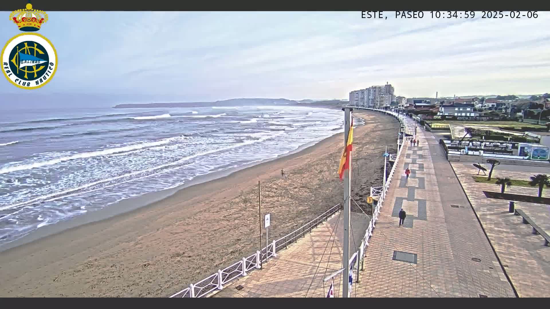 East Playa de Salinas Beach Live Cam - Avilés, Asturias, Spain