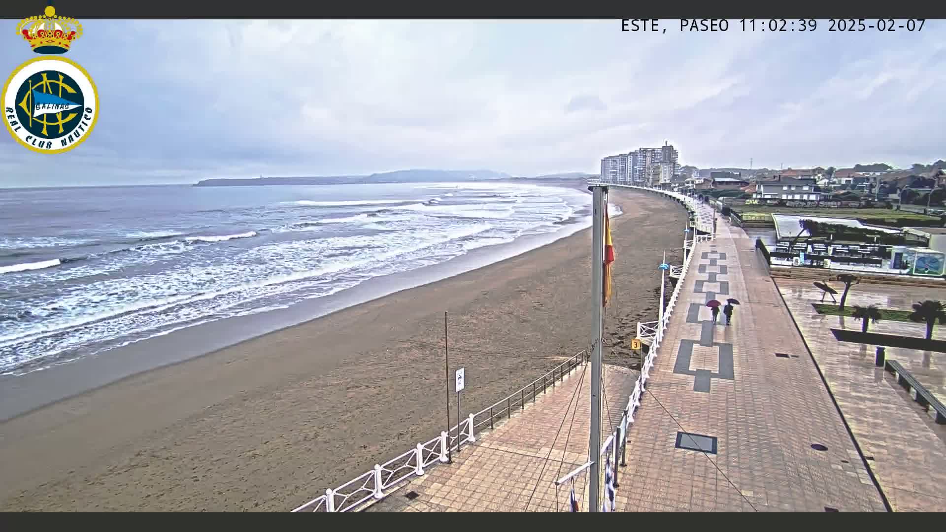 East Playa de Salinas Beach Live Cam - Avilés, Asturias, Spain