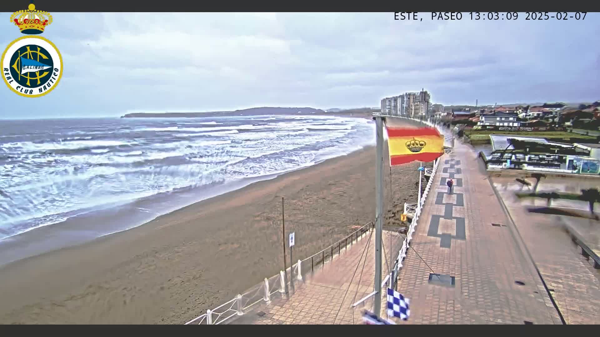 East Playa de Salinas Beach Live Cam - Avilés, Asturias, Spain