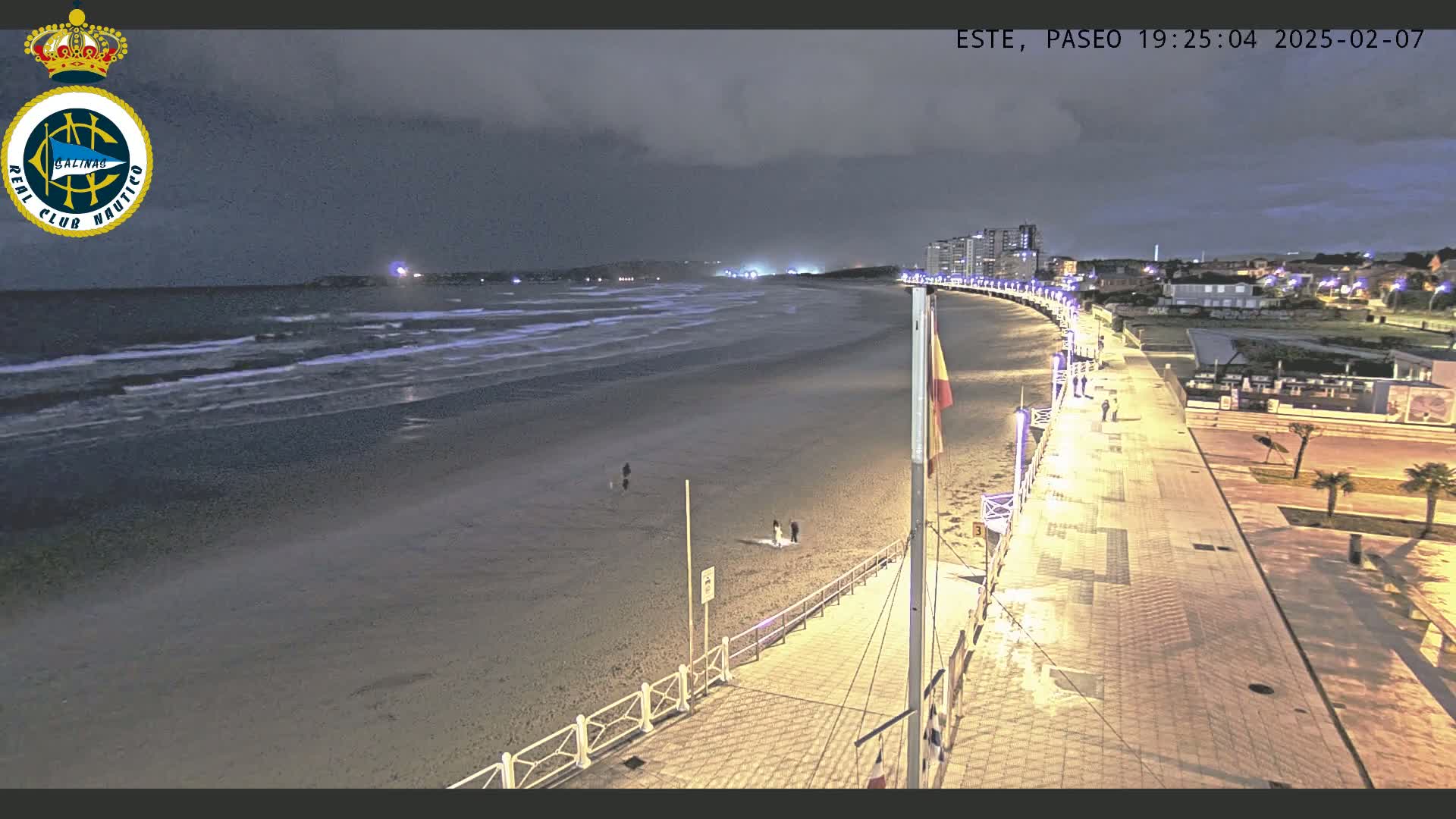 East Playa de Salinas Beach Live Cam - Avilés, Asturias, Spain