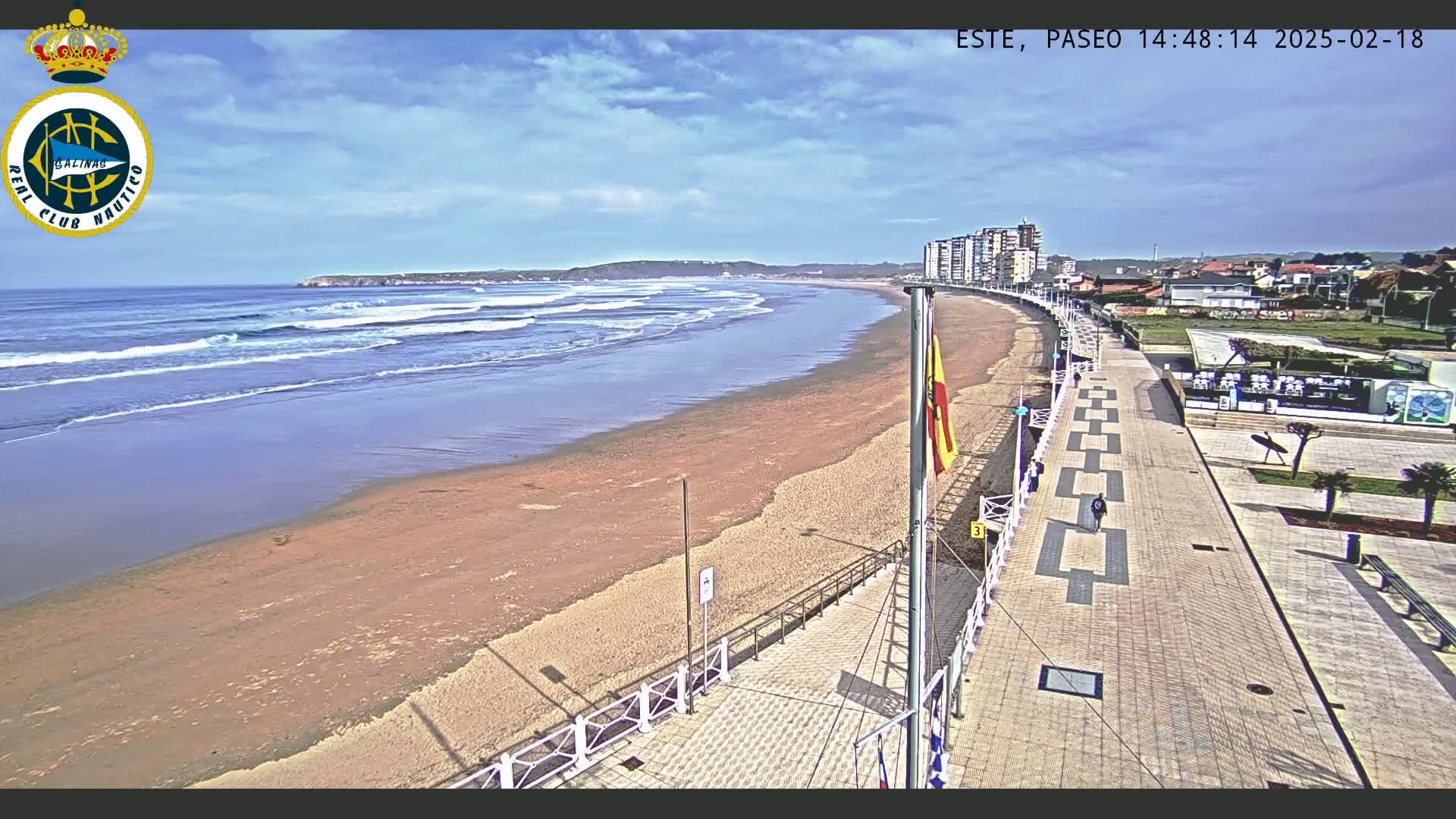 East Playa de Salinas Beach Live Cam - Avilés, Asturias, Spain