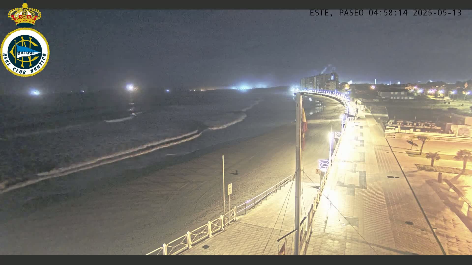 East Playa de Salinas Beach Live Cam - Avilés, Asturias, Spain