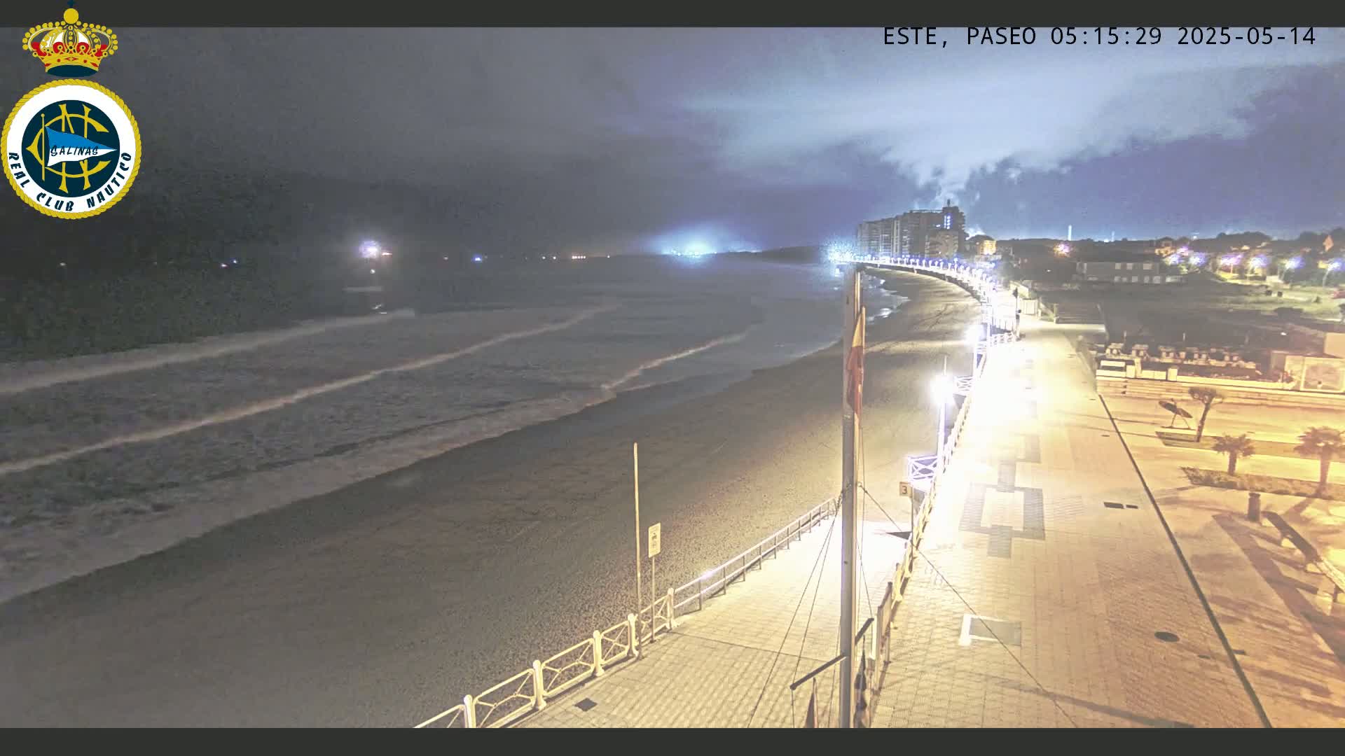 East Playa de Salinas Beach Live Cam - Avilés, Asturias, Spain