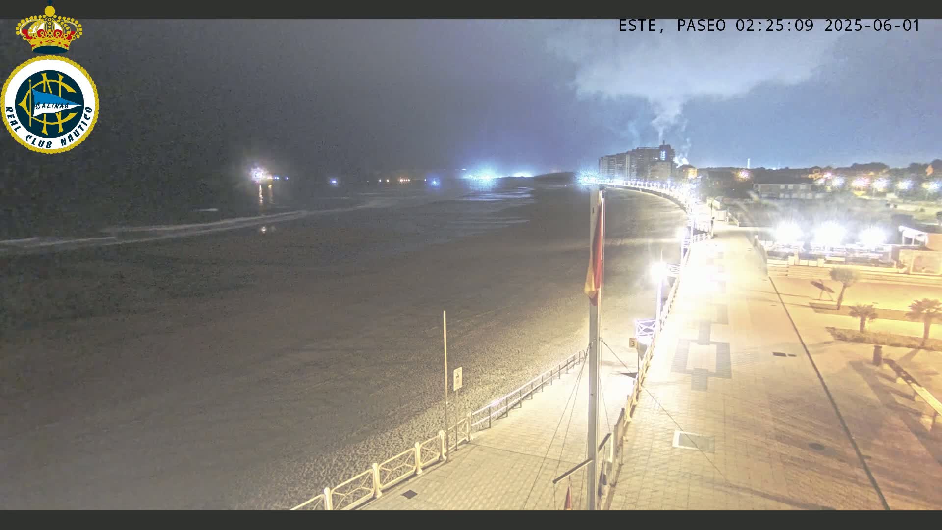 East Playa de Salinas Beach Live Cam - Avilés, Asturias, Spain