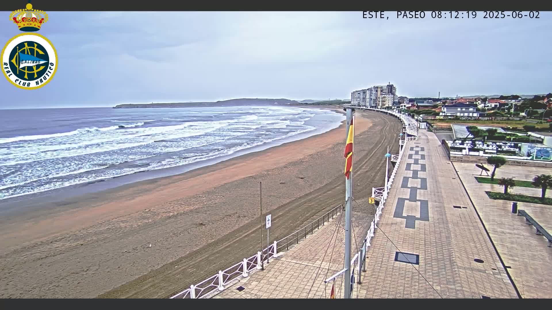 East Playa de Salinas Beach Live Cam - Avilés, Asturias, Spain