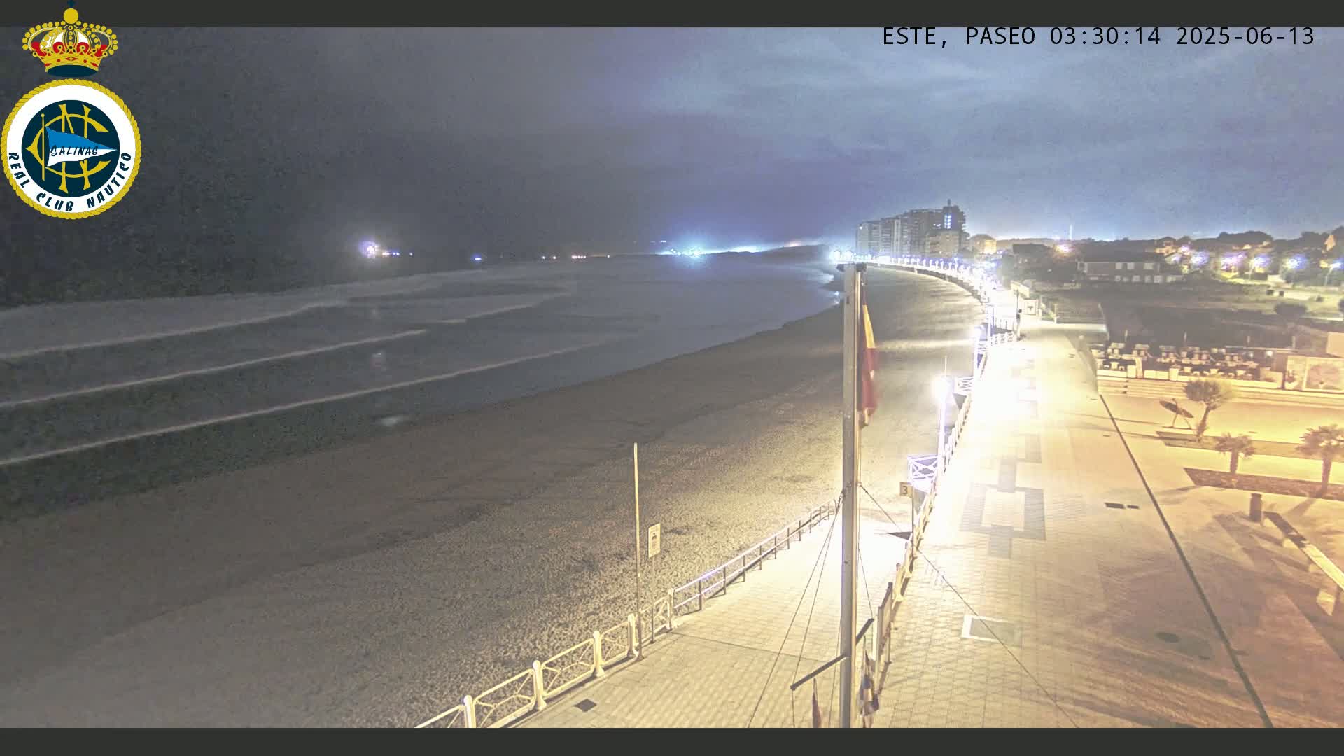 East Playa de Salinas Beach Live Cam - Avilés, Asturias, Spain
