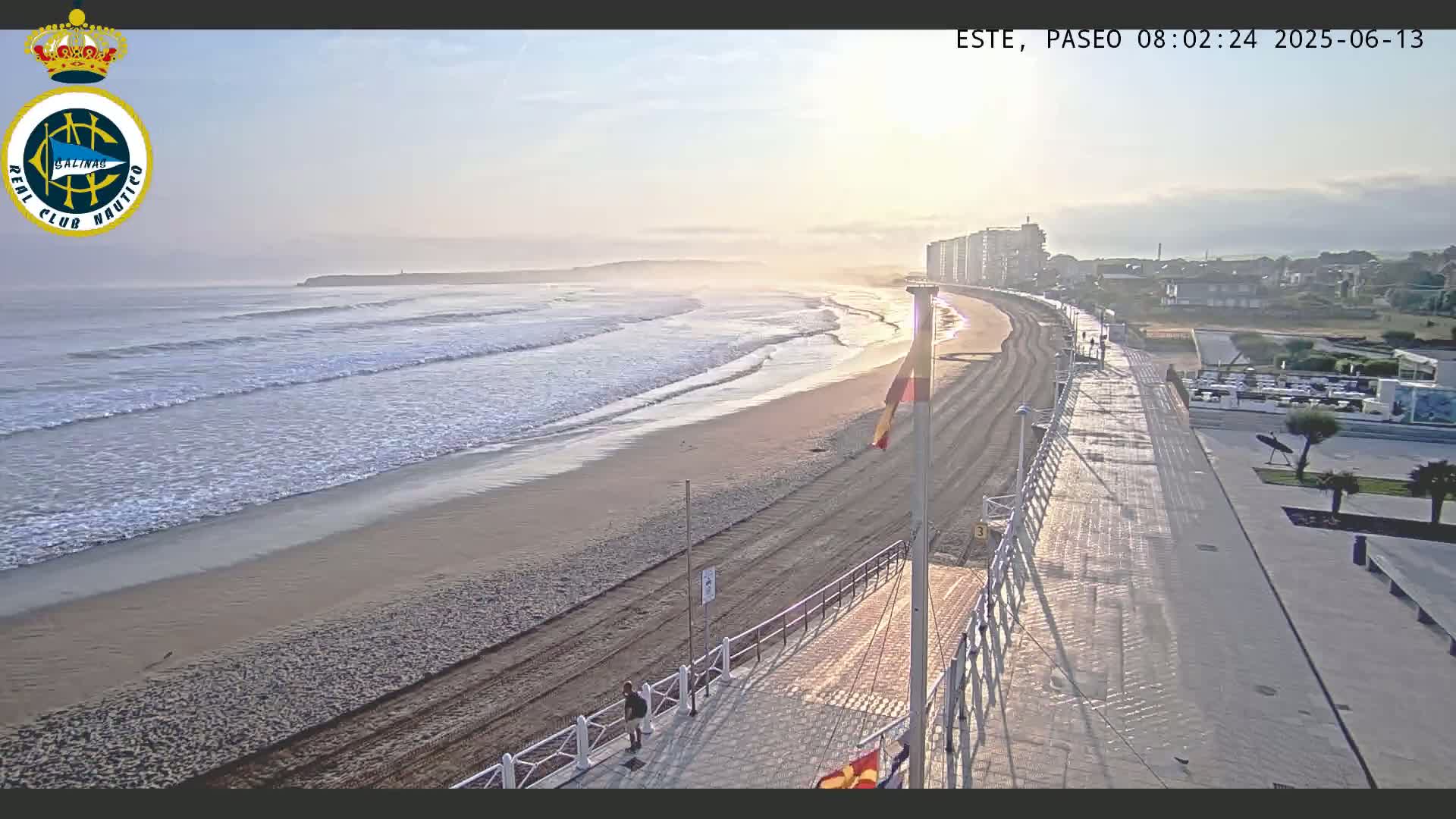 East Playa de Salinas Beach Live Cam - Avilés, Asturias, Spain