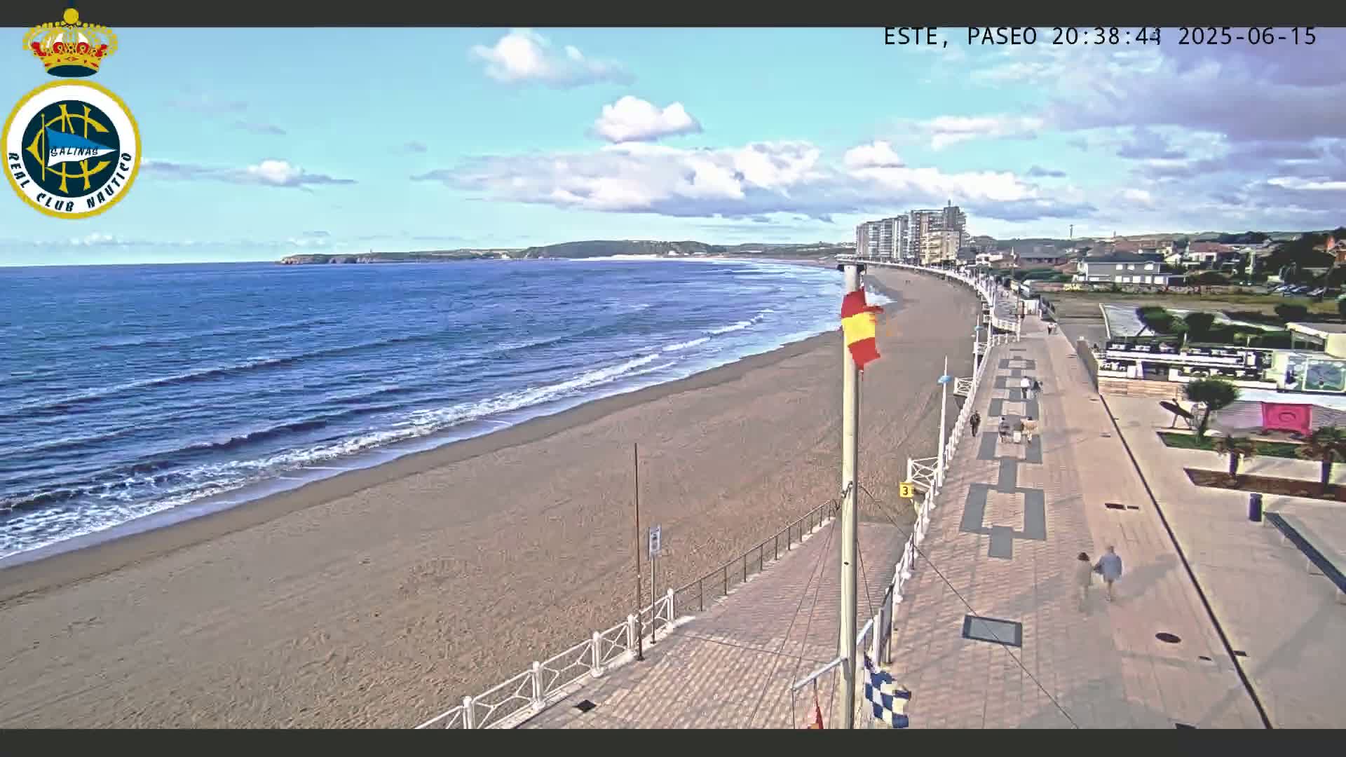 East Playa de Salinas Beach Live Cam - Avilés, Asturias, Spain