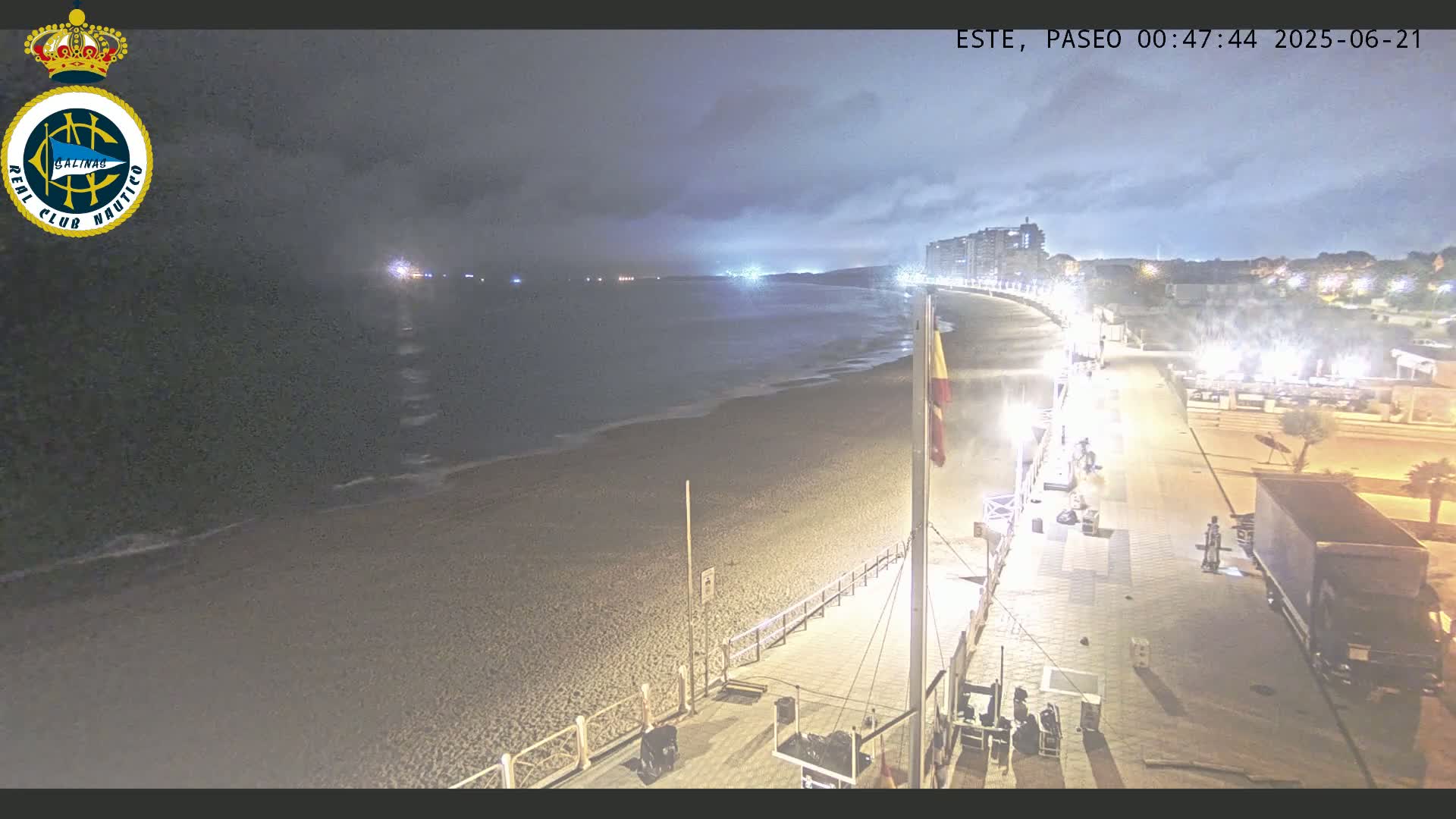 East Playa de Salinas Beach Live Cam - Avilés, Asturias, Spain