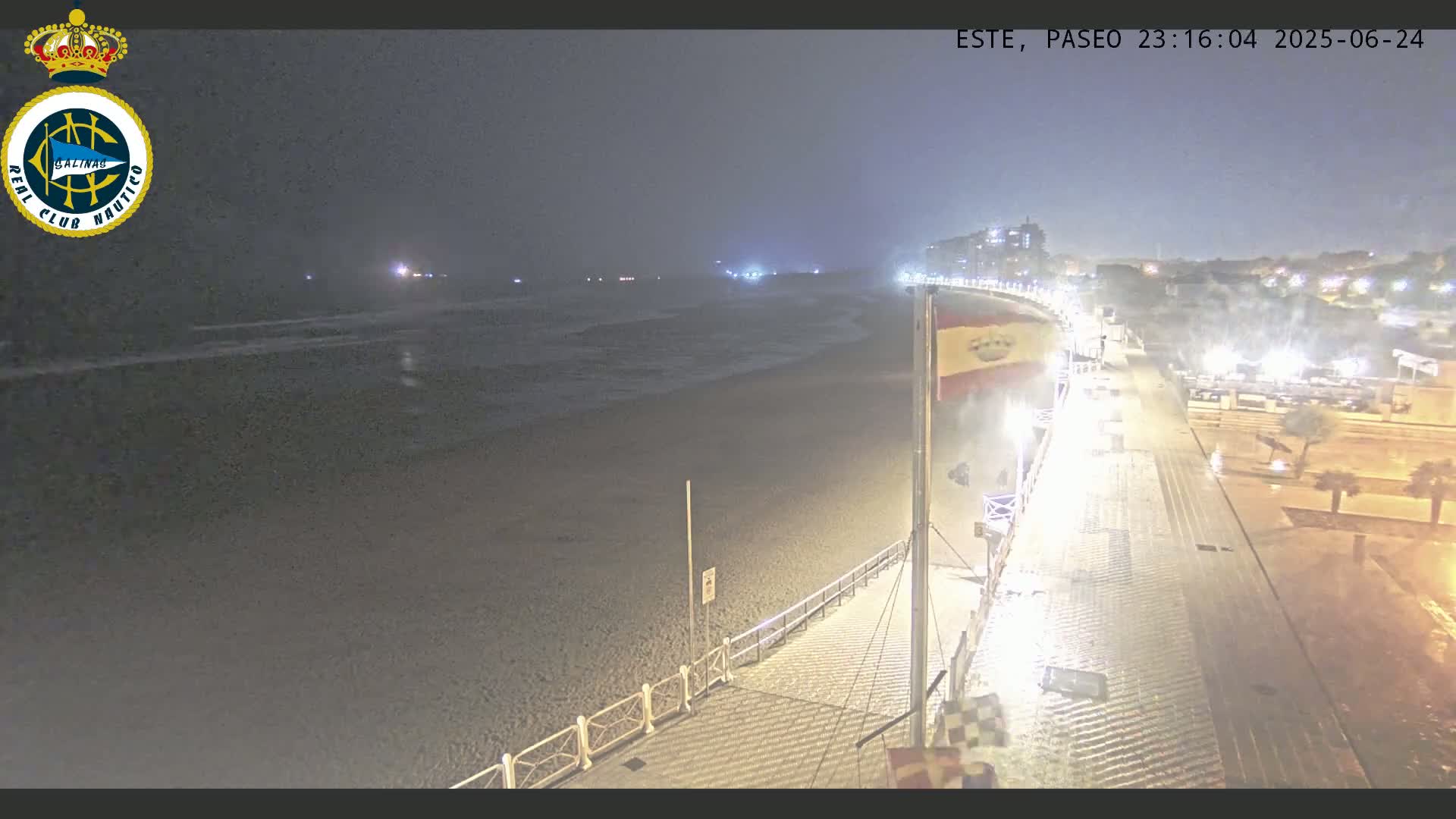 East Playa de Salinas Beach Live Cam - Avilés, Asturias, Spain