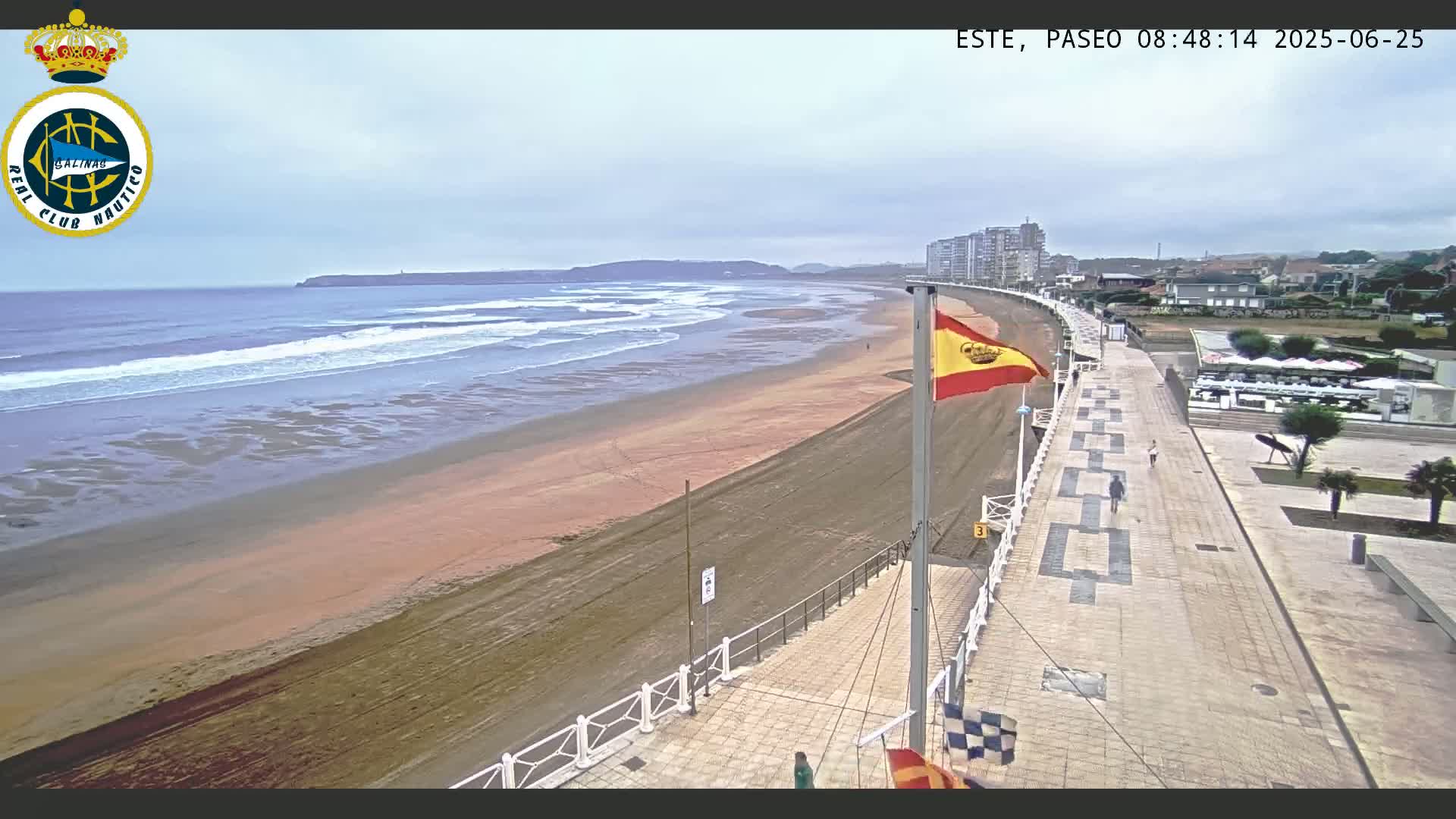 East Playa de Salinas Beach Live Cam - Avilés, Asturias, Spain