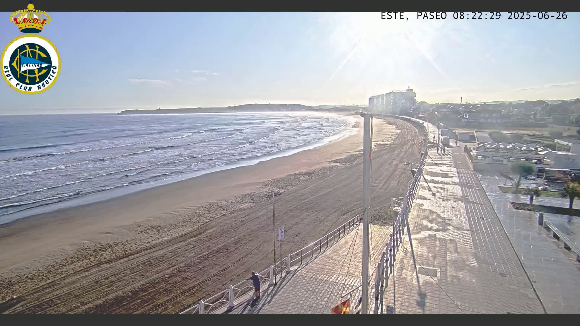 East Playa de Salinas Beach Live Cam - Avilés, Asturias, Spain