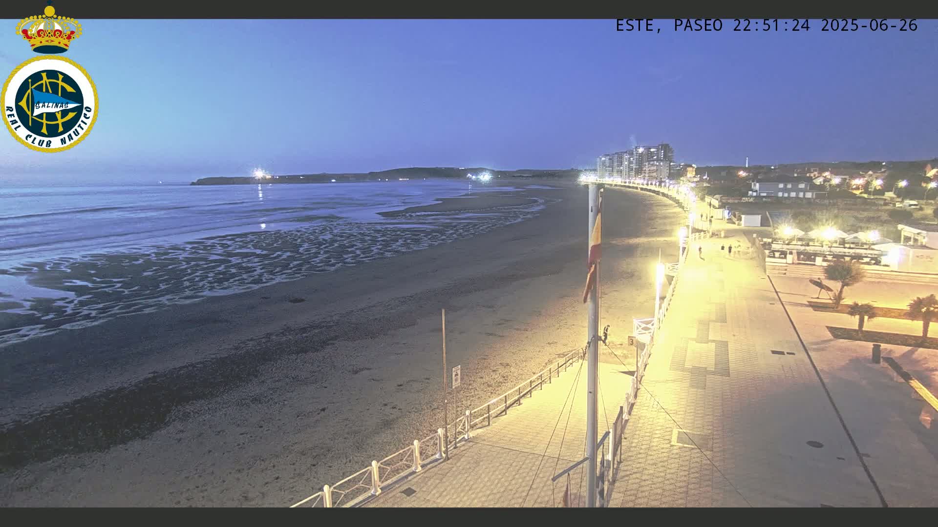 East Playa de Salinas Beach Live Cam - Avilés, Asturias, Spain
