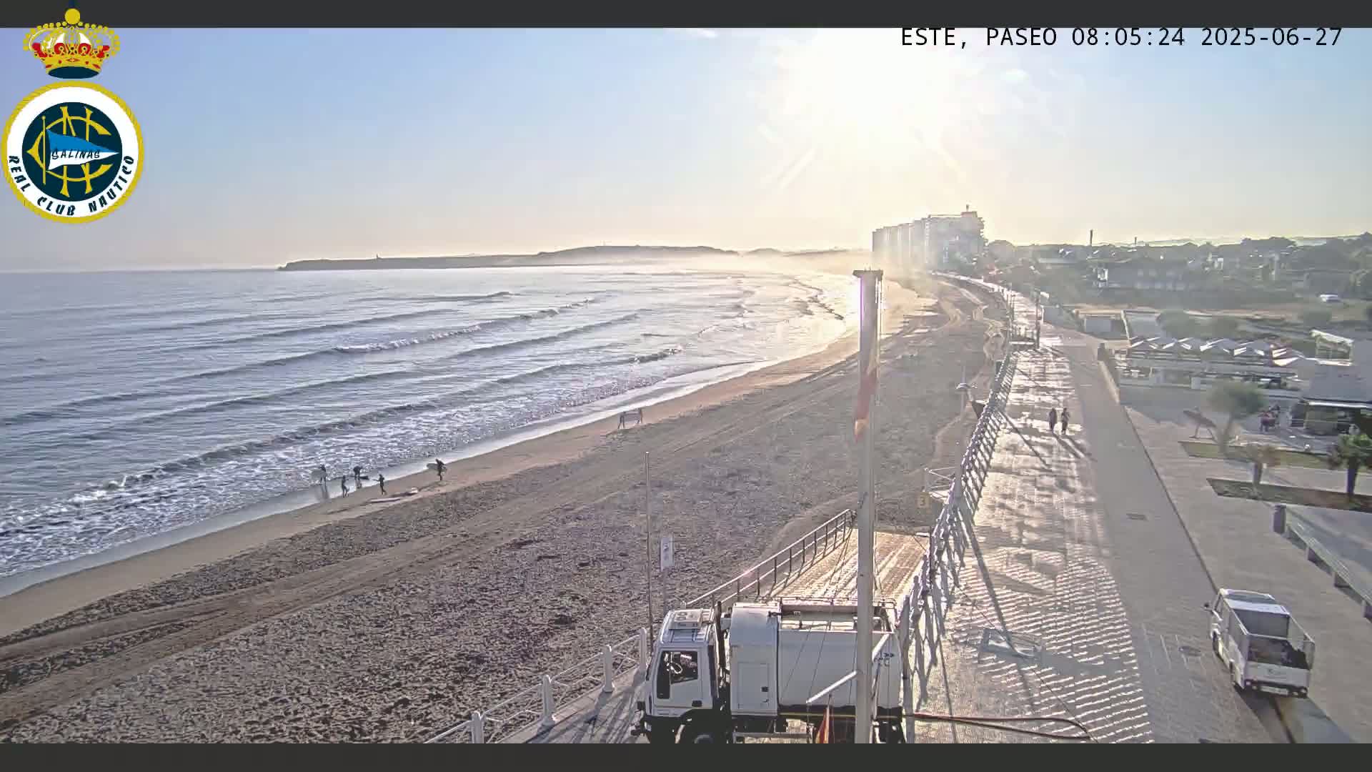 East Playa de Salinas Beach Live Cam - Avilés, Asturias, Spain