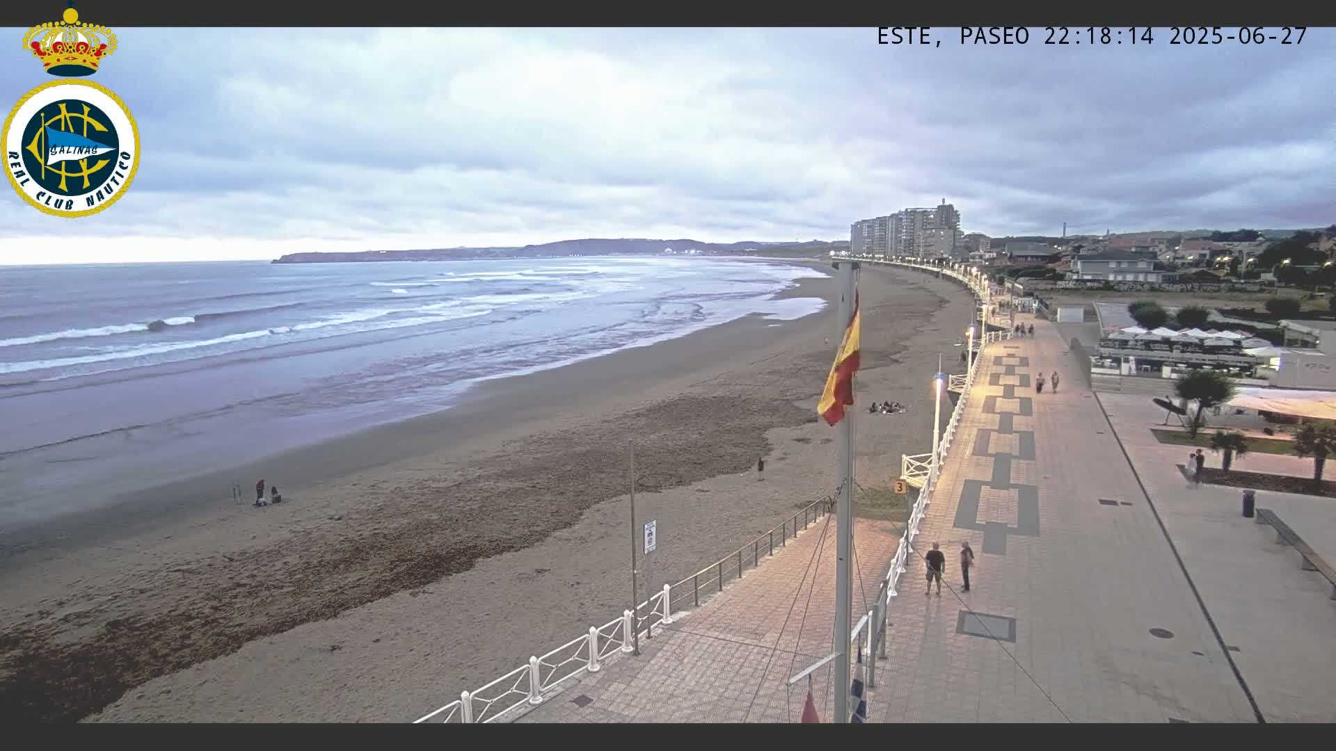 East Playa de Salinas Beach Live Cam - Avilés, Asturias, Spain