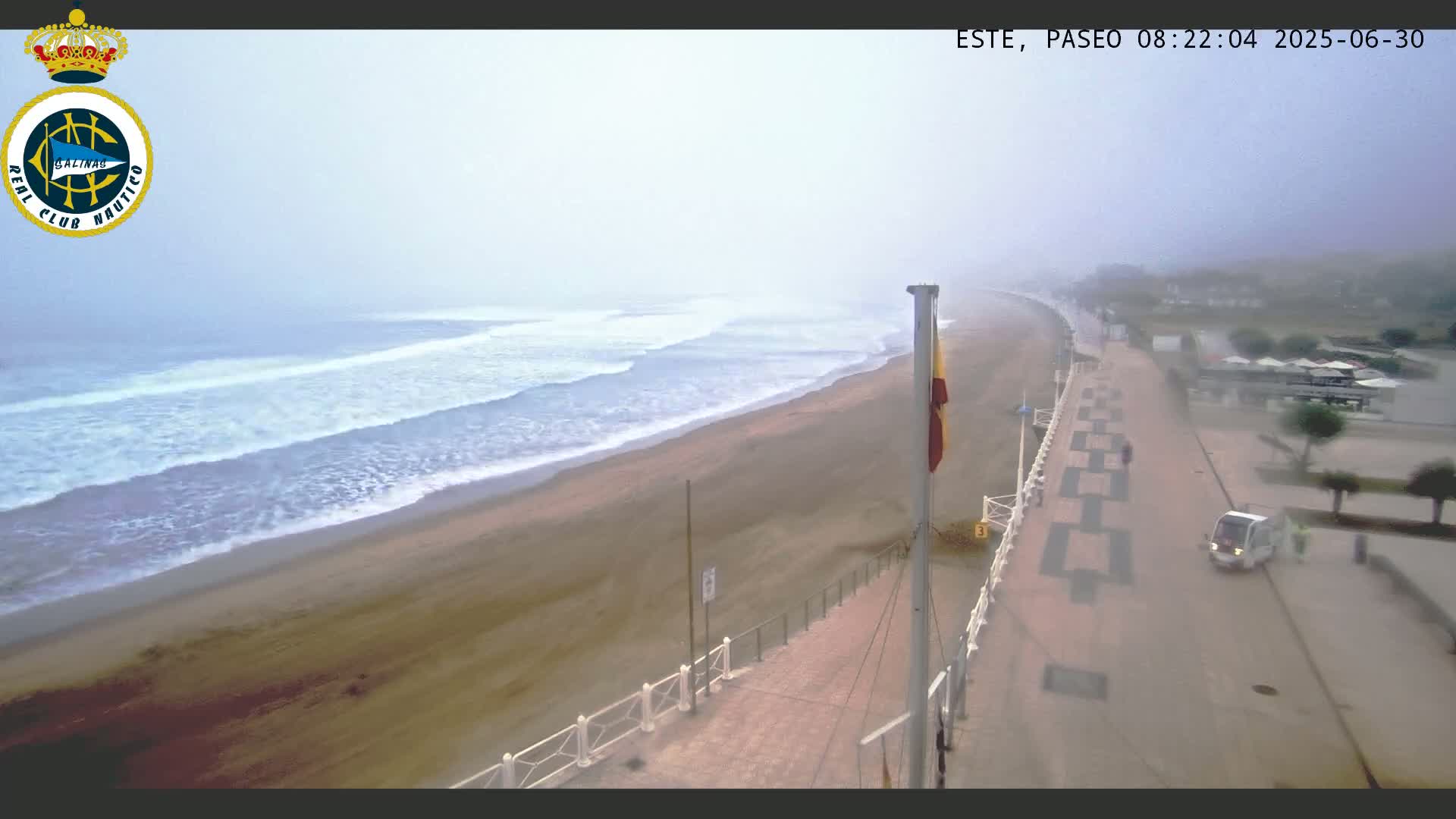 East Playa de Salinas Beach Live Cam - Avilés, Asturias, Spain