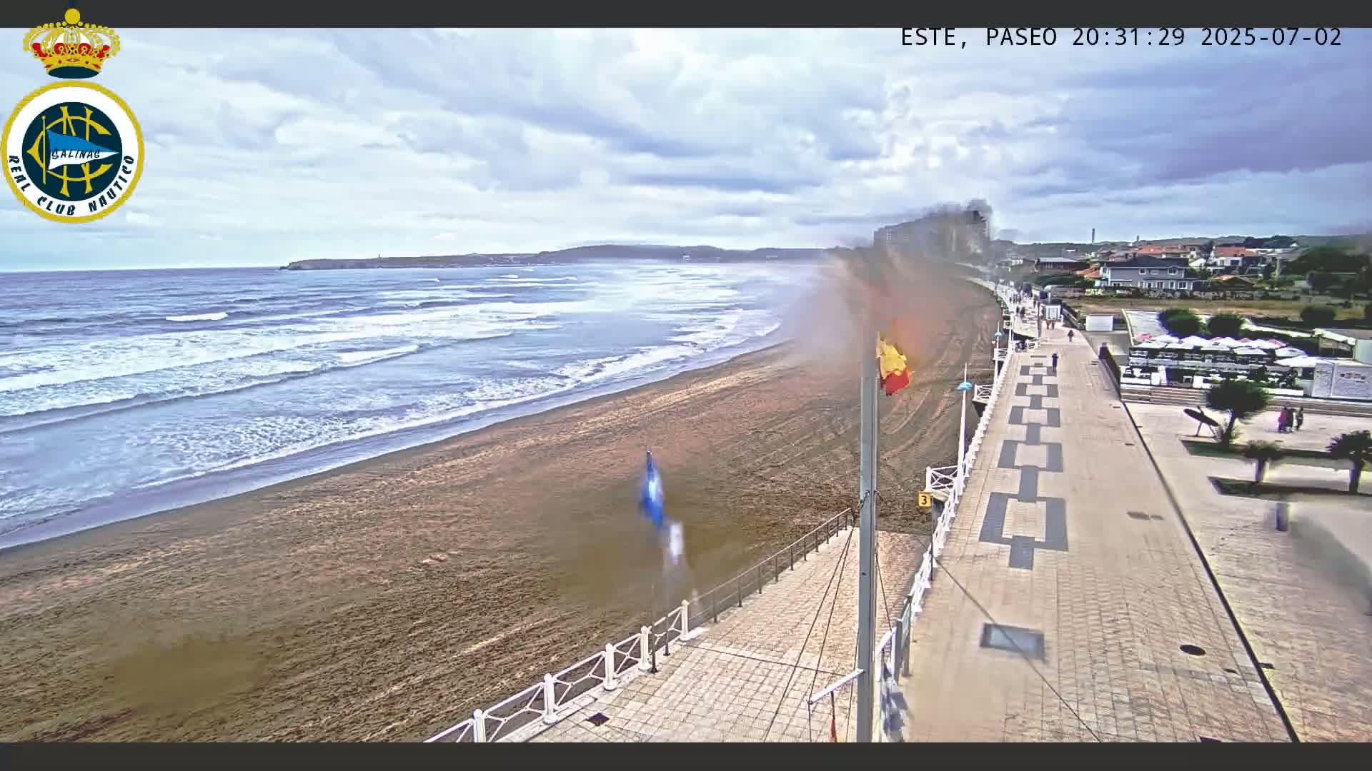 East Playa de Salinas Beach Live Cam - Avilés, Asturias, Spain