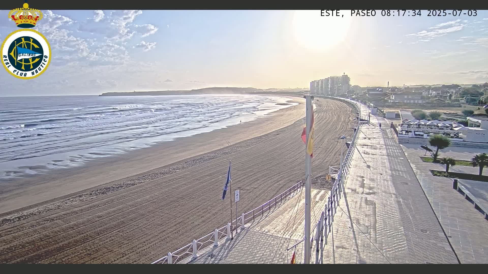 East Playa de Salinas Beach Live Cam - Avilés, Asturias, Spain