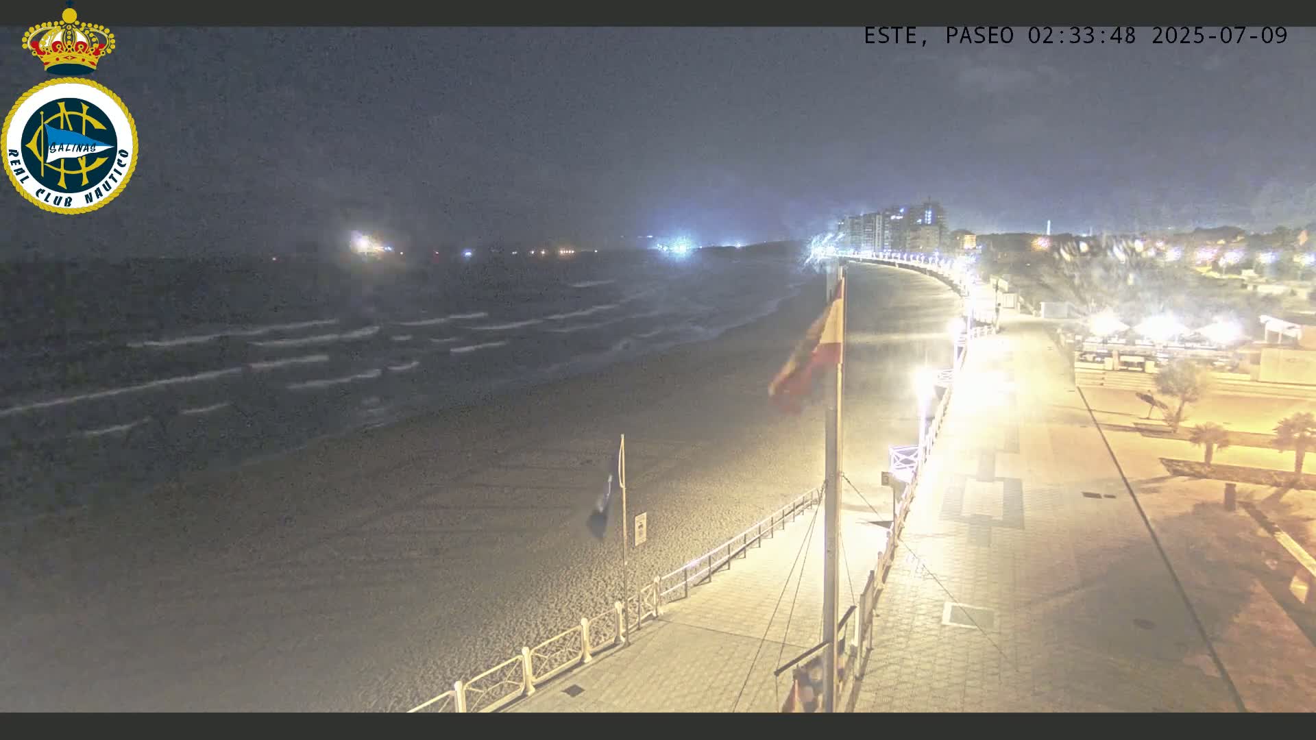 East Playa de Salinas Beach Live Cam - Avilés, Asturias, Spain