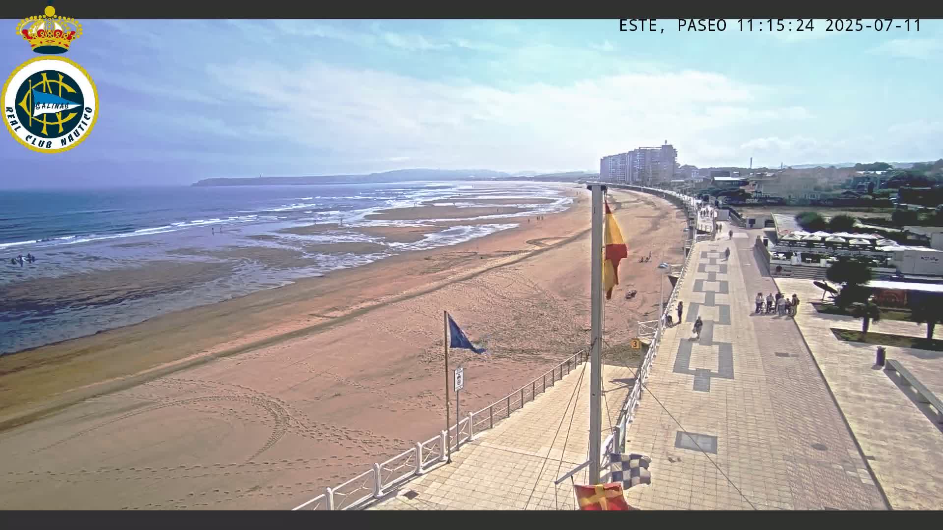 East Playa de Salinas Beach Live Cam - Avilés, Asturias, Spain