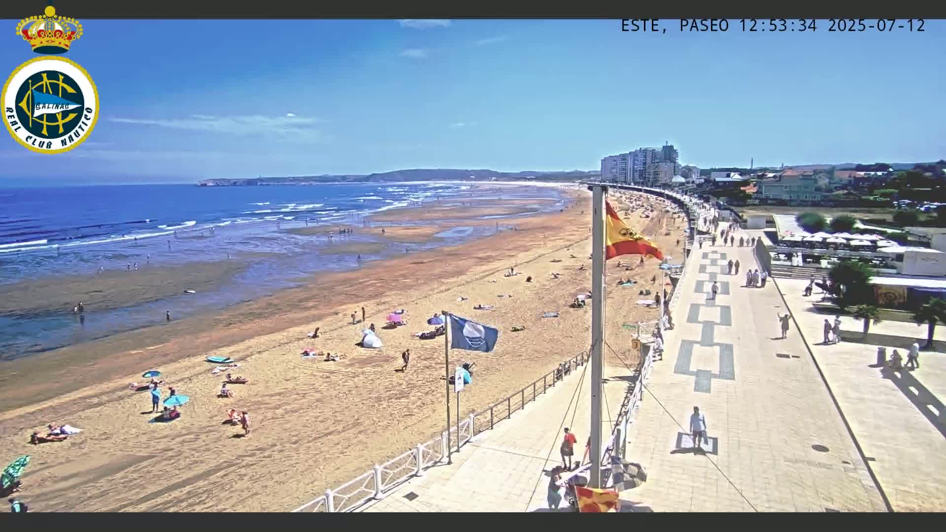 East Playa de Salinas Beach Live Cam - Avilés, Asturias, Spain