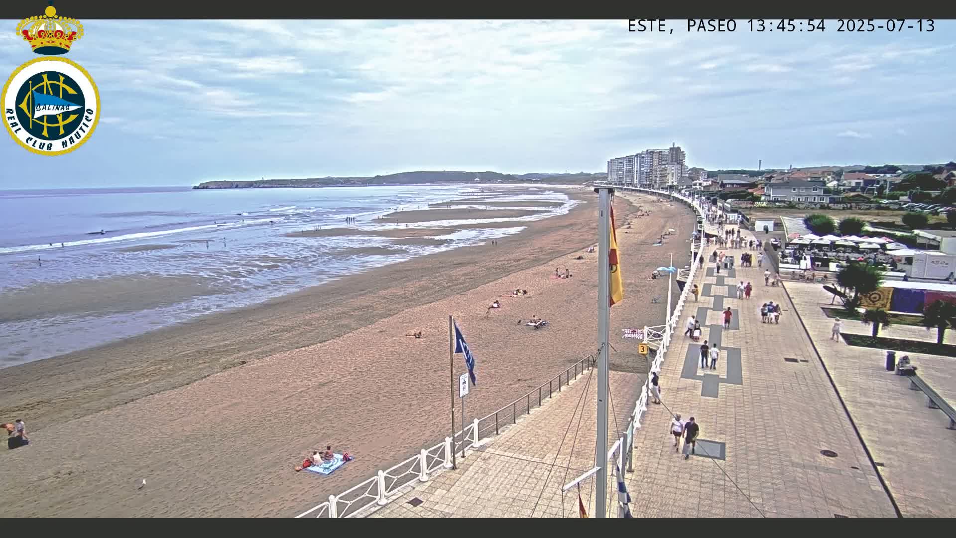 East Playa de Salinas Beach Live Cam - Avilés, Asturias, Spain