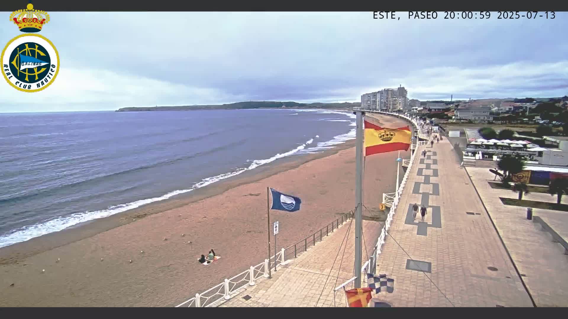 East Playa de Salinas Beach Live Cam - Avilés, Asturias, Spain