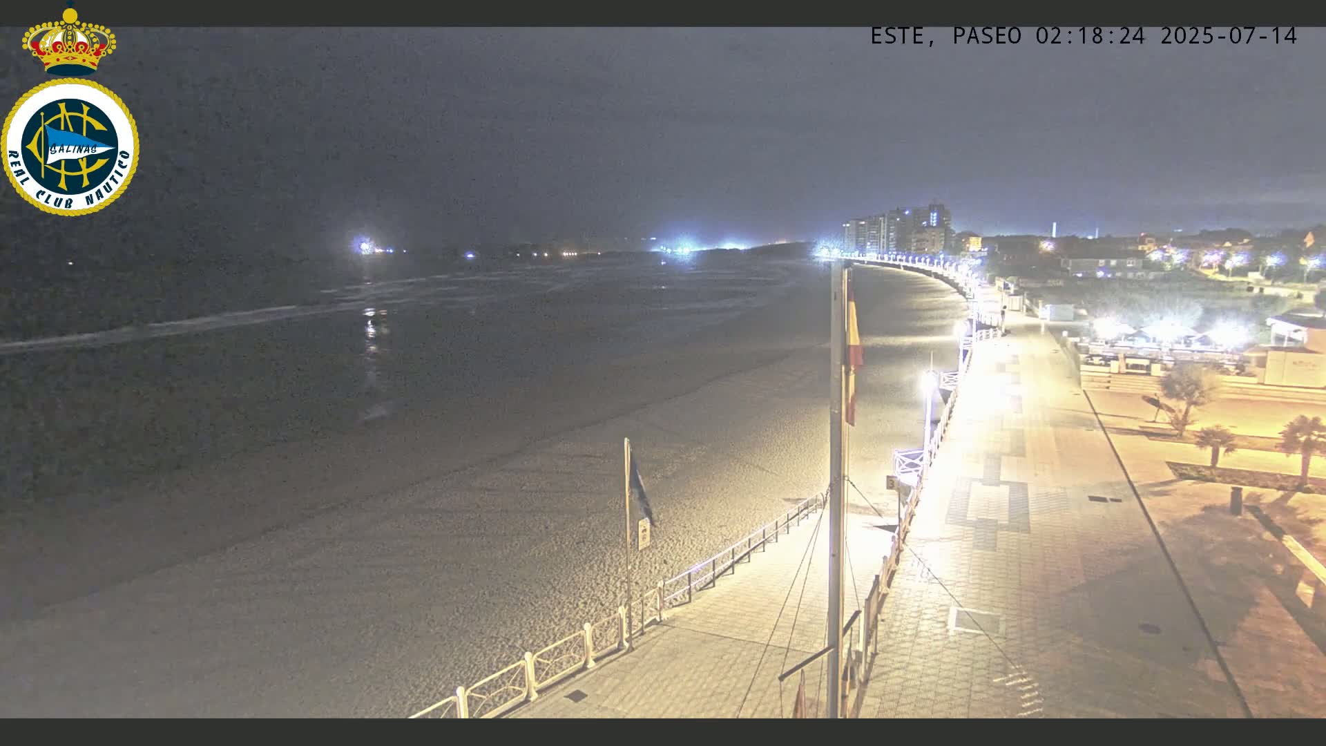 East Playa de Salinas Beach Live Cam - Avilés, Asturias, Spain