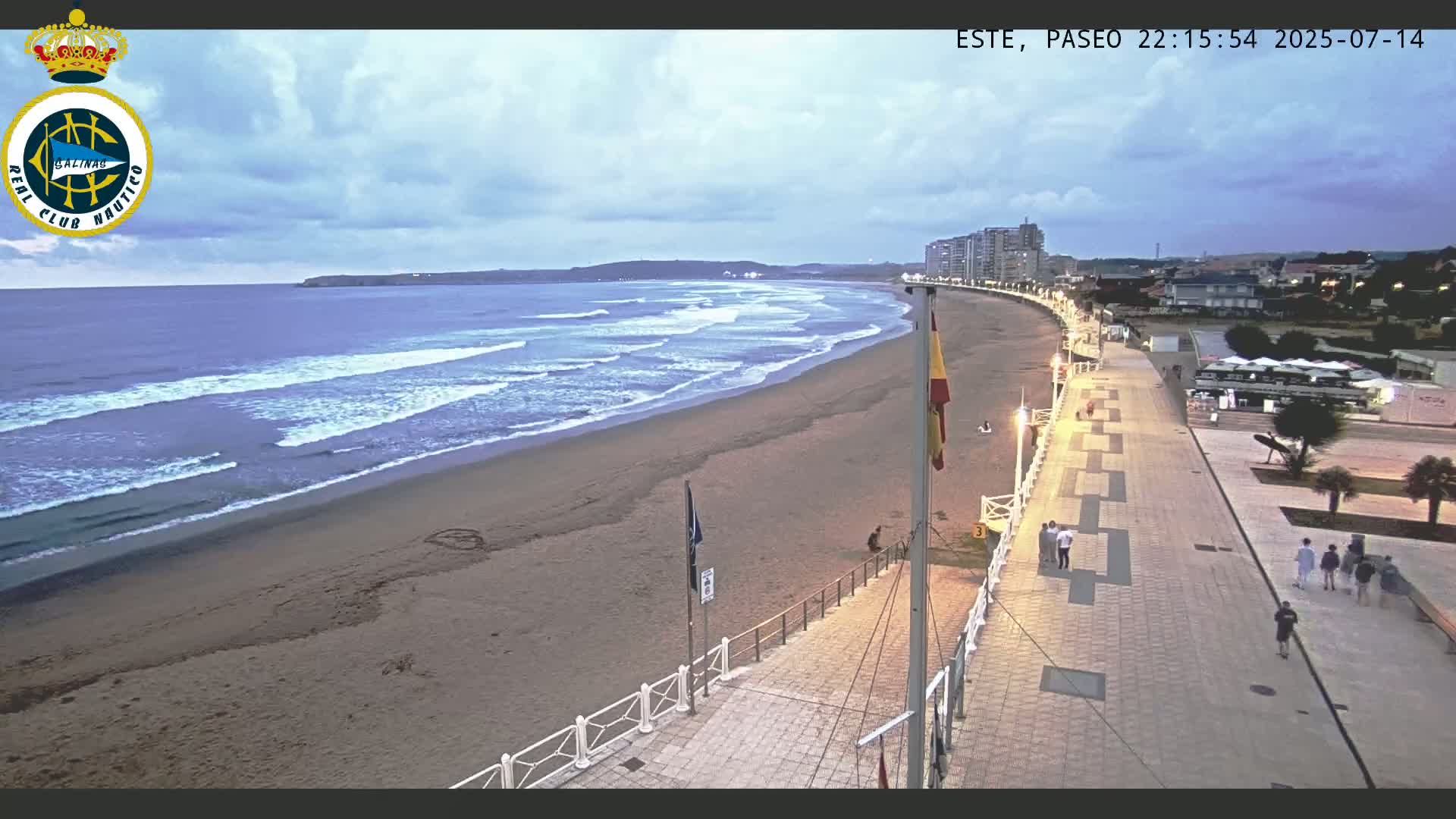 East Playa de Salinas Beach Live Cam - Avilés, Asturias, Spain