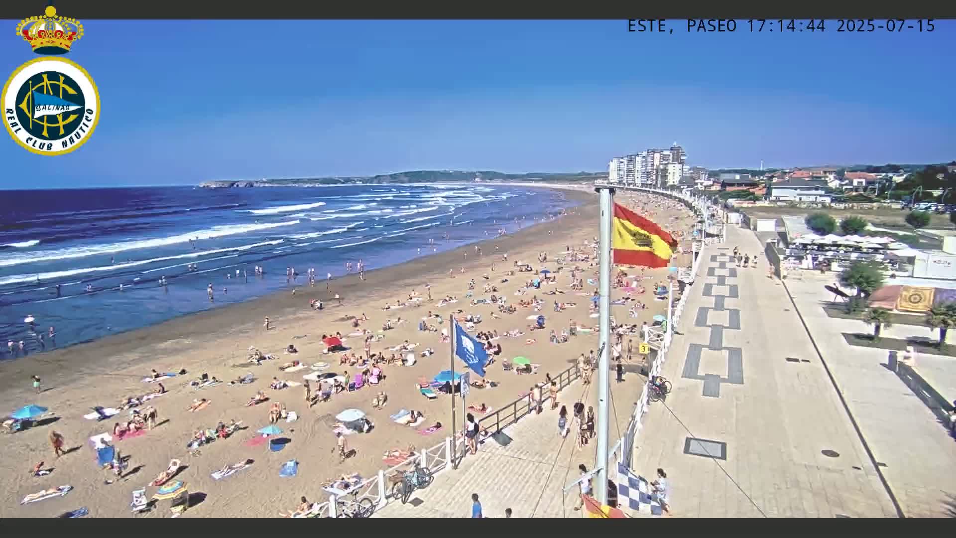 East Playa de Salinas Beach Live Cam - Avilés, Asturias, Spain
