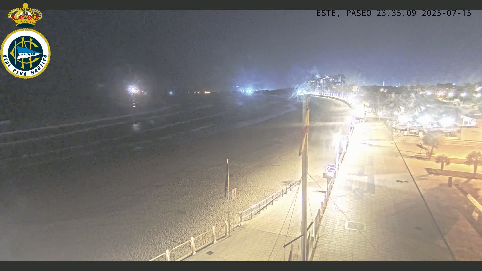 East Playa de Salinas Beach Live Cam - Avilés, Asturias, Spain