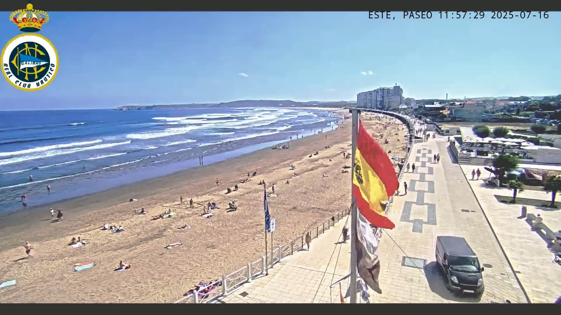 East Playa de Salinas Beach Live Cam - Avilés, Asturias, Spain