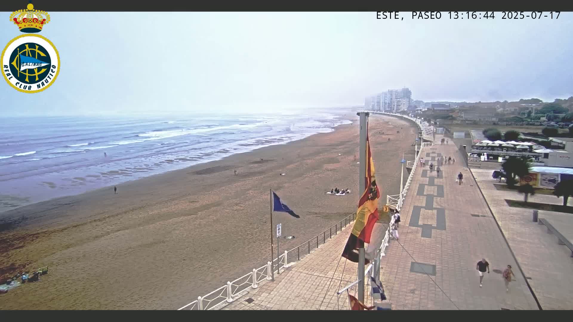 East Playa de Salinas Beach Live Cam - Avilés, Asturias, Spain