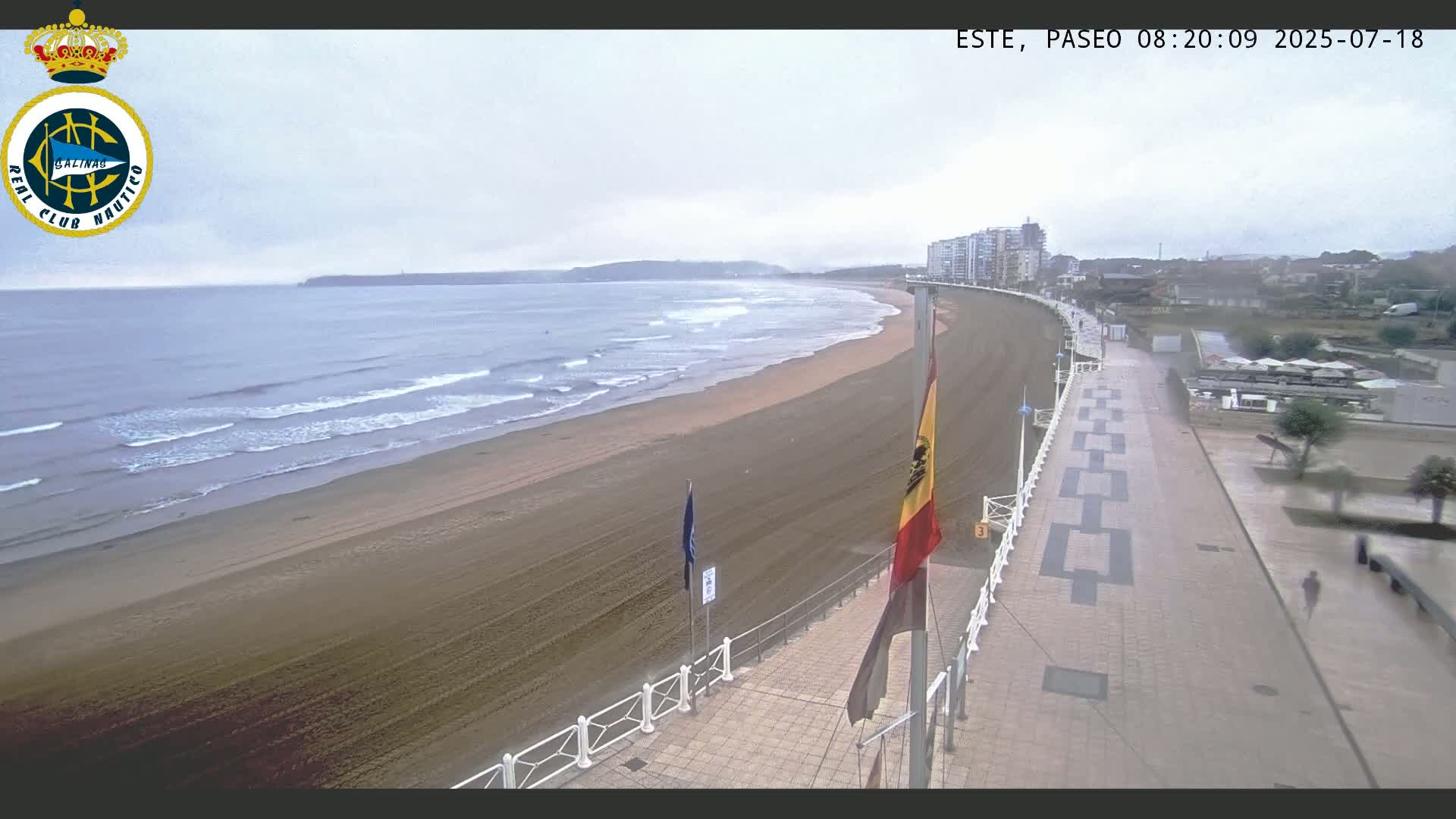 East Playa de Salinas Beach Live Cam - Avilés, Asturias, Spain