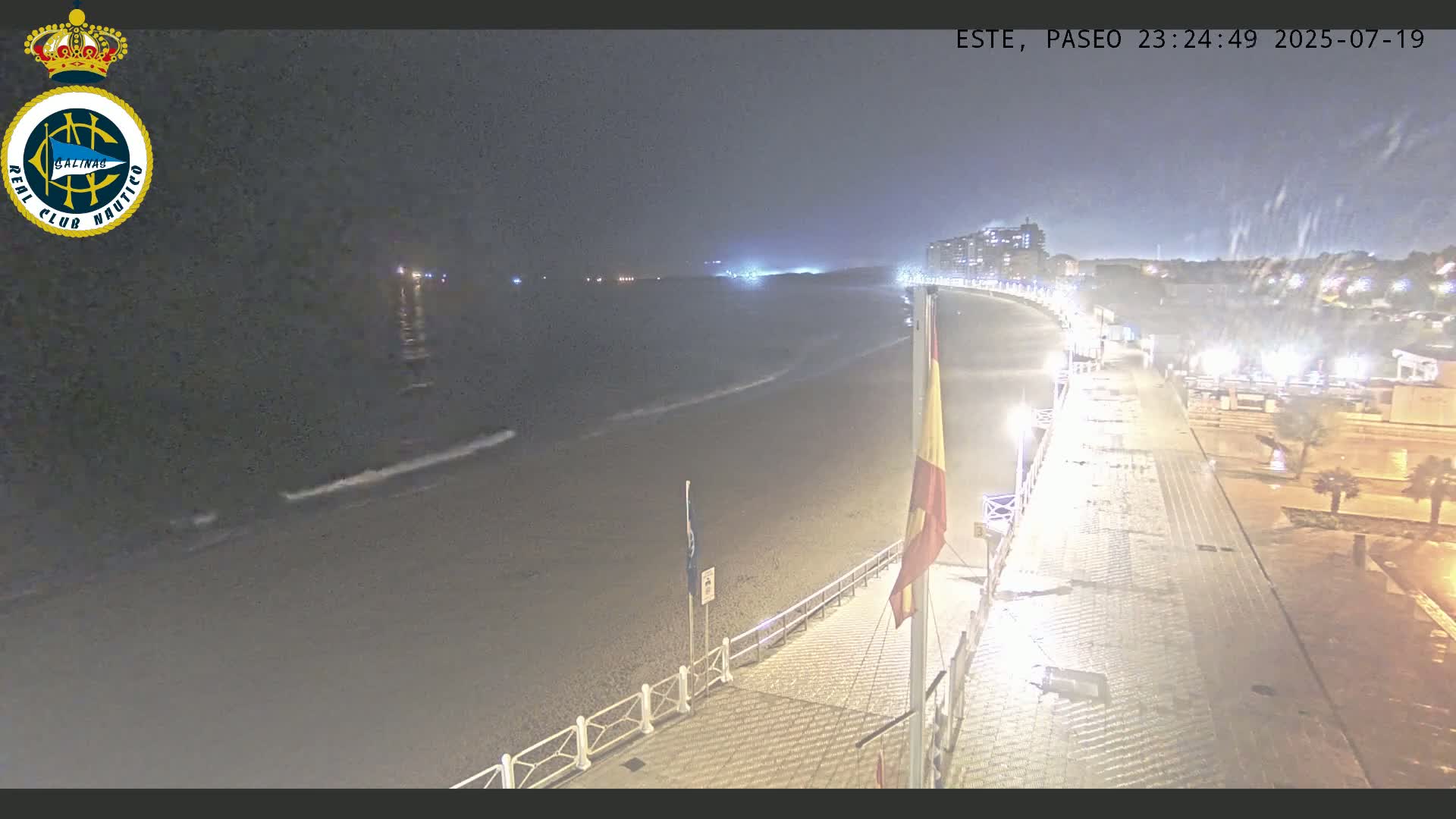 East Playa de Salinas Beach Live Cam - Avilés, Asturias, Spain