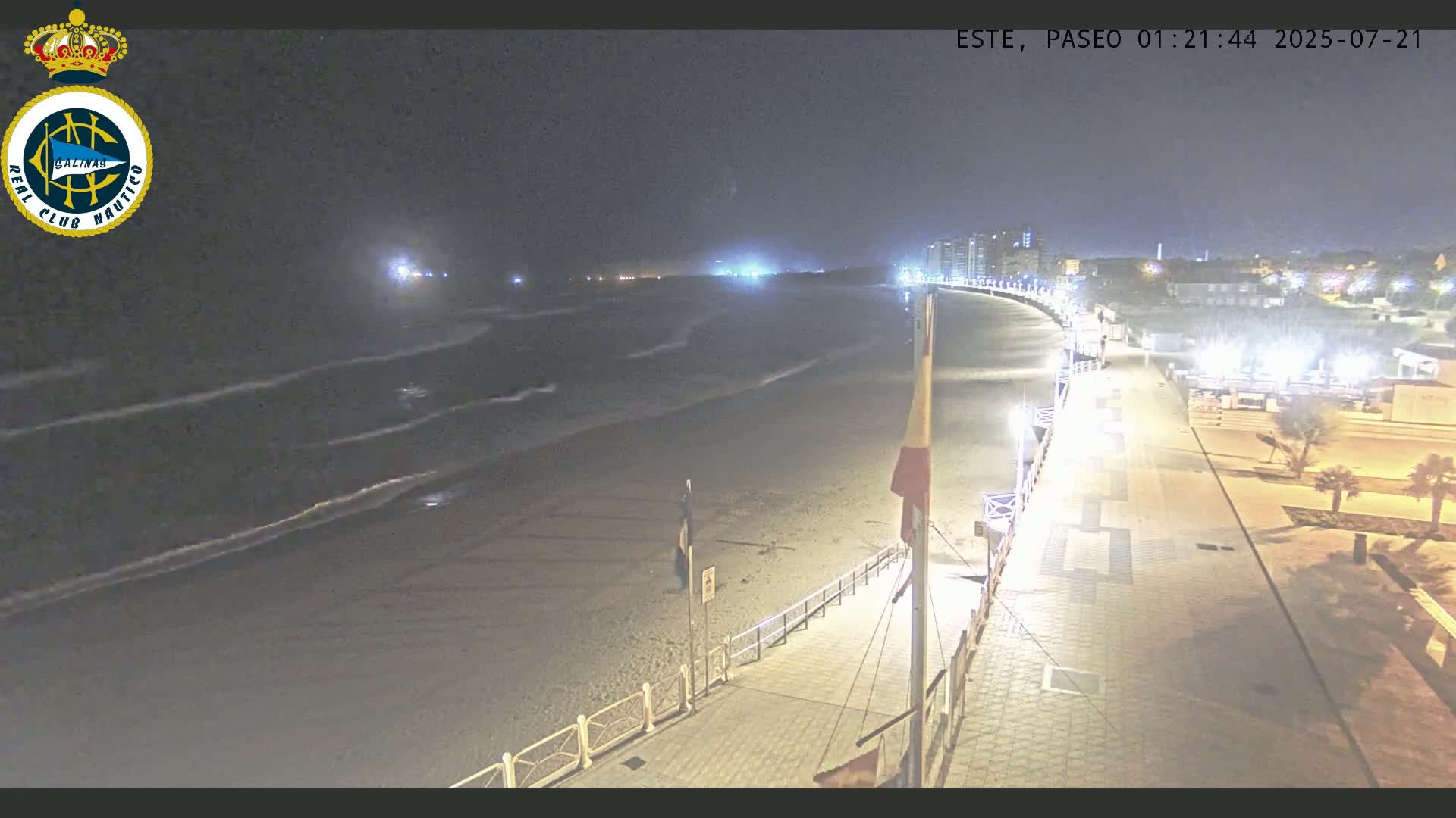 East Playa de Salinas Beach Live Cam - Avilés, Asturias, Spain