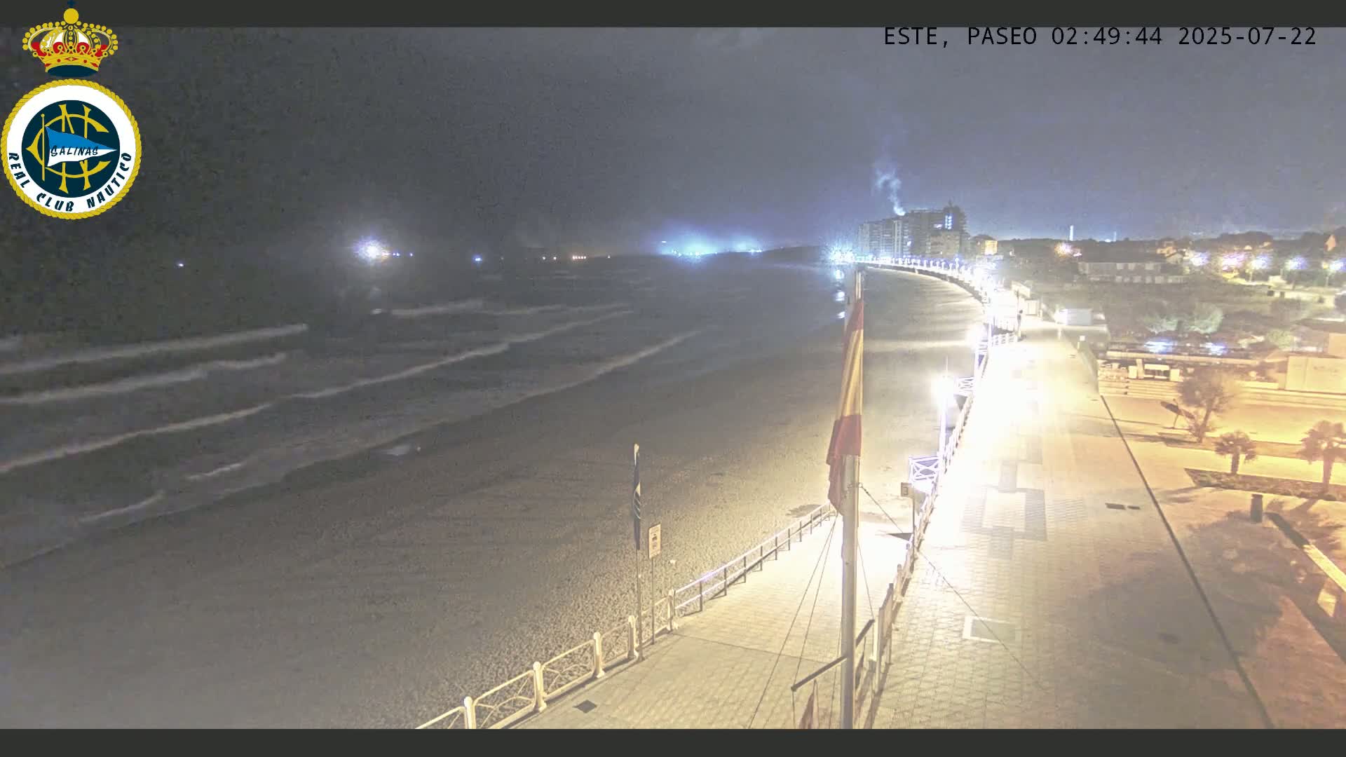 East Playa de Salinas Beach Live Cam - Avilés, Asturias, Spain
